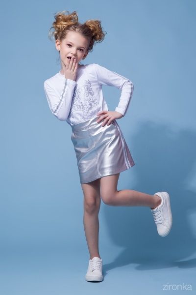 Спідниця Zironka р.122 срібний 30-9041-2 