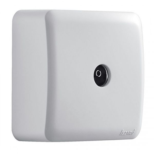 Розетка TV прохідна Lezard Viola білий 751-0200-129