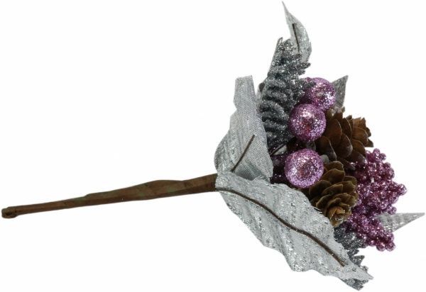 Композиція новорічна квіткова 16 см 