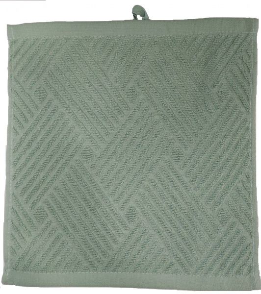 Салфетка махровая 30x30 см мята 