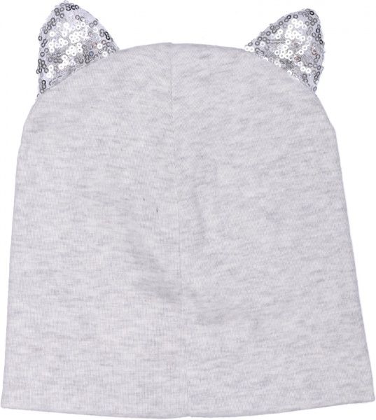 Шапочка дитяча для дівчинки Kraft 345-Т р.50-52 світло-сірий 