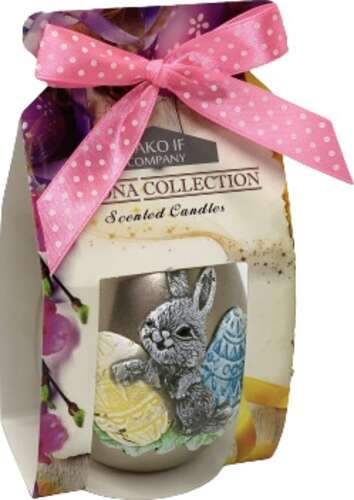 Свічка Verona Collection Egg L Easter Зайчик з яйця Pako-If