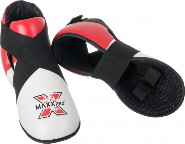 Футы для кикбоксинга MaxxPro KMR-625 красный р. S 