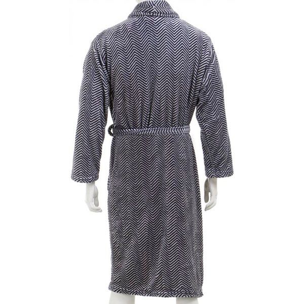 Халат мужской La Nuit Геометрия M серый