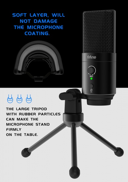 Мікрофон FIFINE K683A USB/USB C