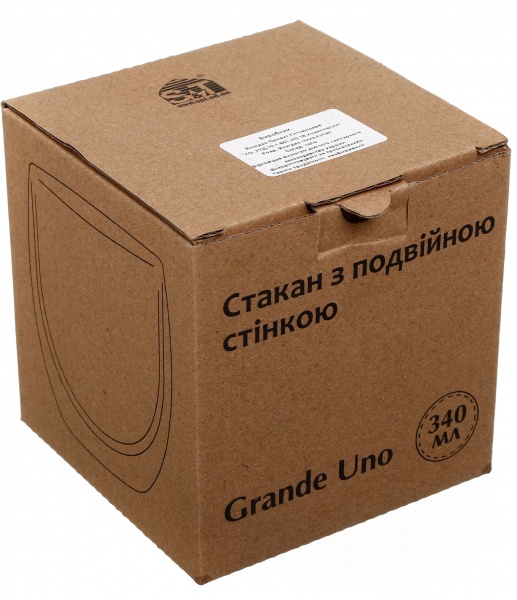 Стакан с двойной стенкой Гранде Уно 380 мл 