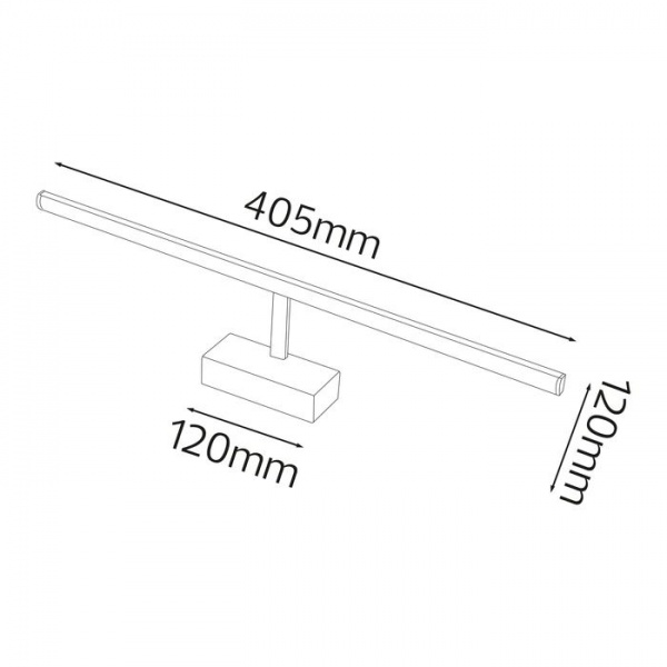 Подсветка для картин HOROZ ELECTRIC KANARYA 8 Вт 4200 К хром 040-012-0008-010