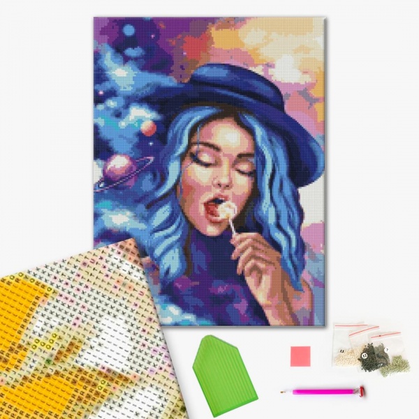 Алмазная мозаика Вкус вселенной 40х50 см Brushme 