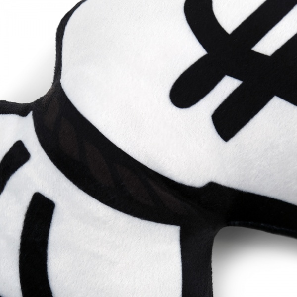 Подушка декоративная Мешок изобилия (FWPABDCBAG23WT000) 37 см черно-белый WP Merchandise 