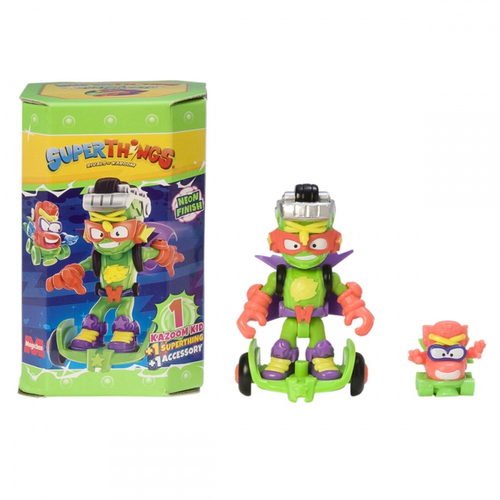 Фігурка-сюрприз колекційна SuperThings Neon Power Казум Кід PST11D066IN00