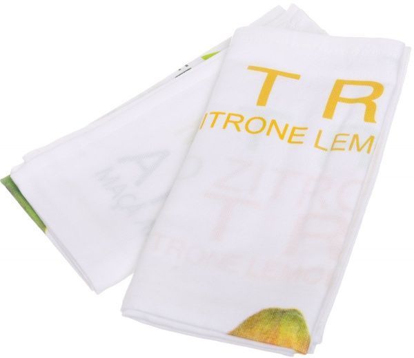 Набір рушників кухонних Яблуко + Лимон 2 шт. 40x60 см Homeline білий із малюнком 