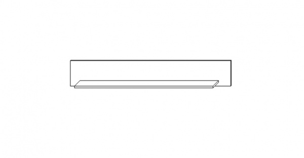 Полиця SOKME Фокус 1390x221x207 мм 