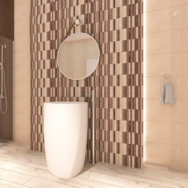 Плитка Allore Group Pulpis Intarsia W\DEC M NR Glossy 31x61 