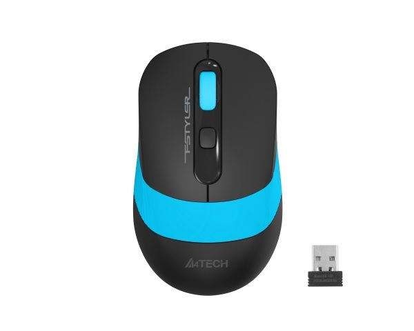 Мишка A4Tech безшумна Fstyler FG10S (Blue) 