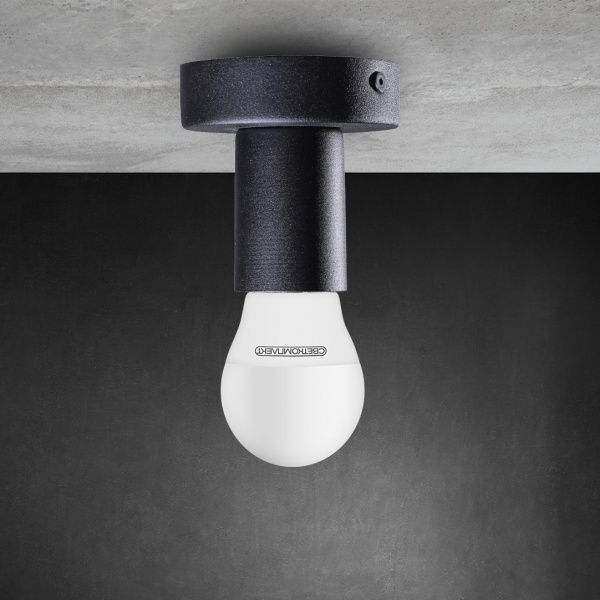 Светильник Светкомплект AS 8890 1x40 Вт E27 черный 