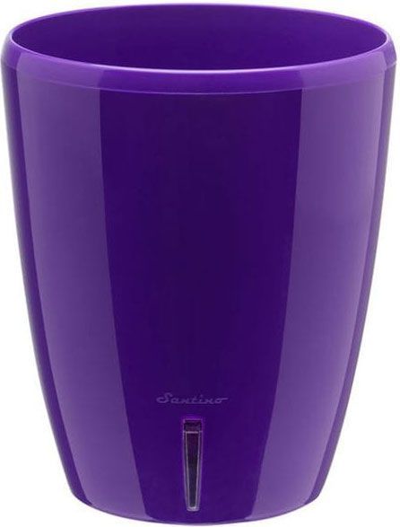 Вазон пластиковий Santino Орхідея TWIN круглий 2л фіолетовий 