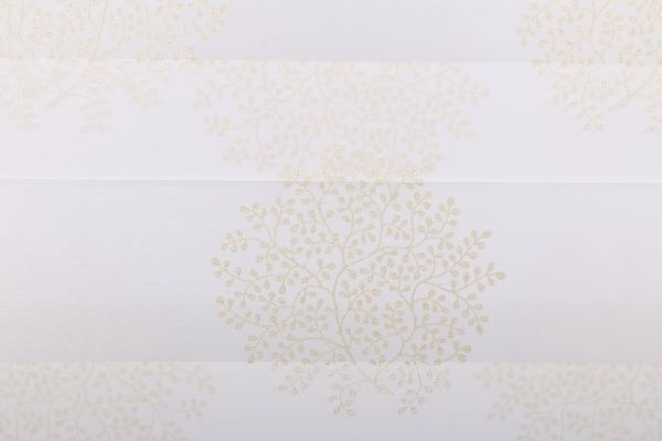 Ролета мини день-ночь Delfa СРШ-01МК-44805 52x160 см кремово-золотистая 