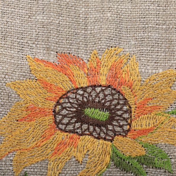 Фартук кухонный Цветы. Подсолнухи Галерея льна