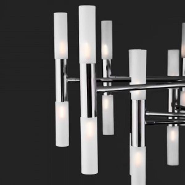 Люстра потолочная Strotskis Bastone 24x3 Вт G4 хром 549 