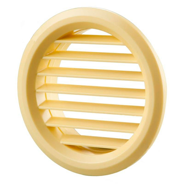 Гратка для вентиляції МВ 50/4 бВ бежева пластик бежевий 