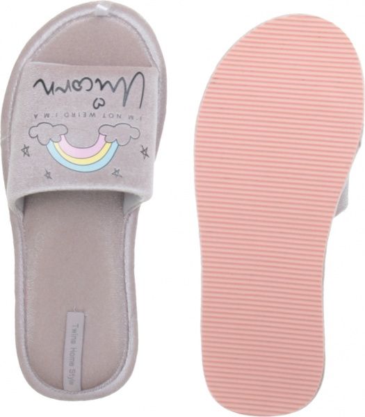 Тапки домашние Twins HS-VL велюр р. 38 - 39 серый 