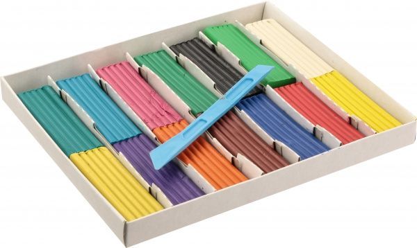 Пластилин со стеком ZB.6204 14 цветов 280 г ZiBi