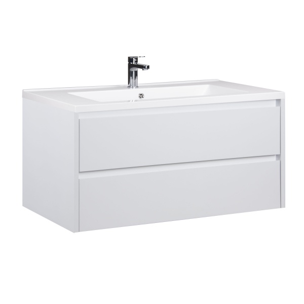 Тумба підвісна Мойдодир Marko 100 с умывальником Cosmopolitan 100