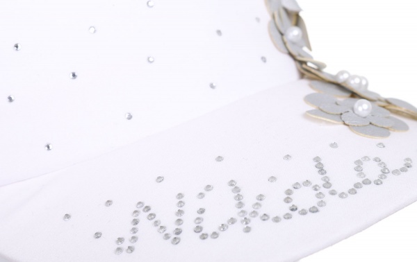 Кепка для девочек Pampona 21 L 06 р.52 белый 