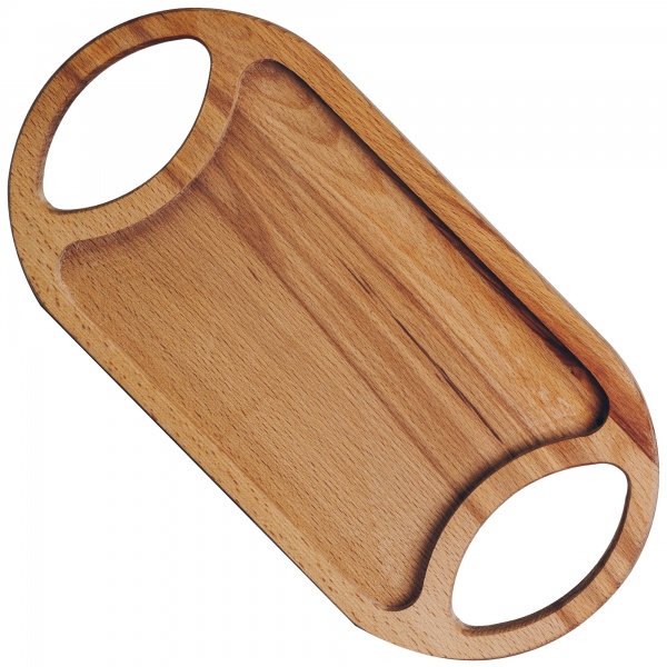 Блюдо сервірувальне 20х40 см бук DM-12 WoodSteel 