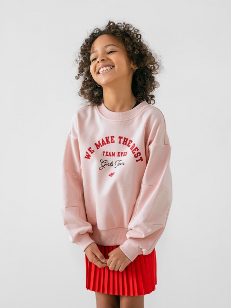 Світшот 4F J4Z21-JBLD206-56S р. 158 рожевий