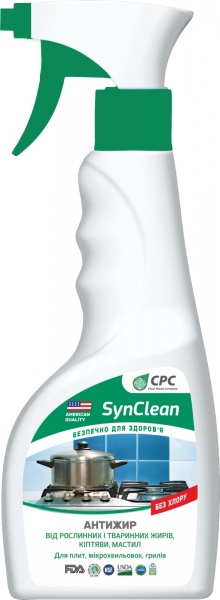Засіб для чищення СРС SynClean Антижир без хлору 0,5 л
