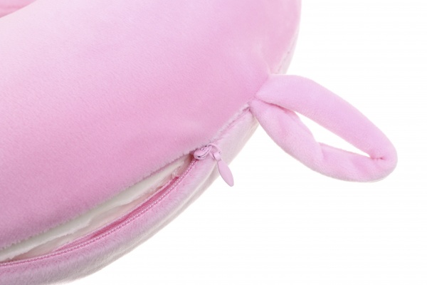 Подушка дорожня Luna Kids 28х28 см рожева BMPMIX0787 