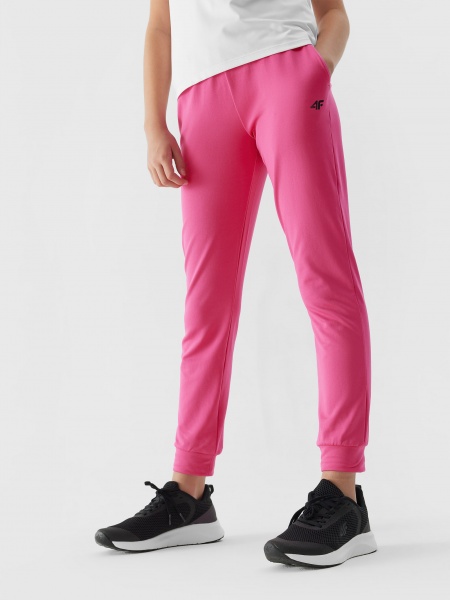 Штани 4F TROUSERS FNK M334 4FJAW23TFTRM334-20S р. 146-152 рожевий