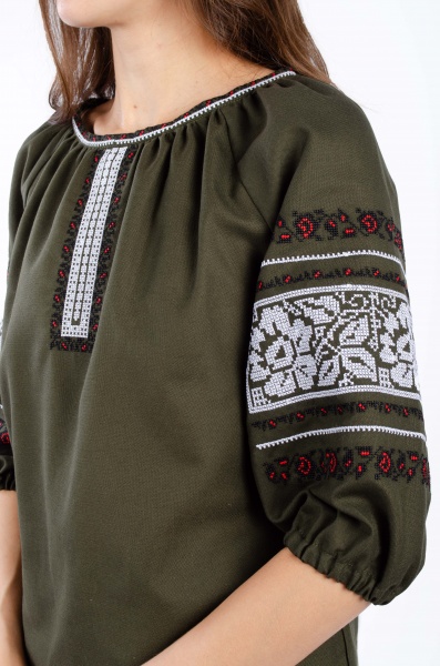 Вышиванка Эдельвика зеленый р. 2XL 171-23/00 