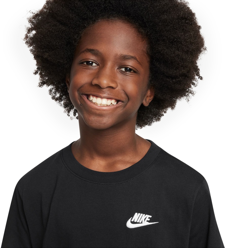 Футболка Nike K NSTEE EMB FUTURA LBR FZ5177-010 р.S чорний