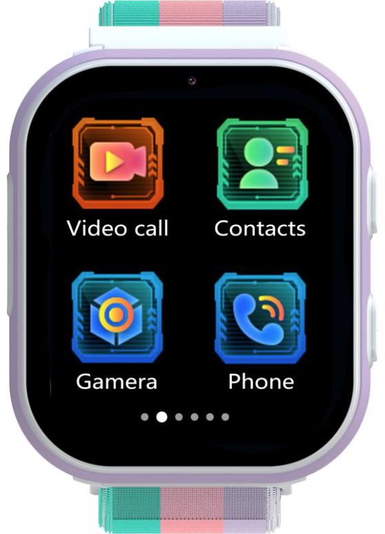 Смарт-часы детские Gelius Pro GP-PK008 (Rainbow) white (00000098500)