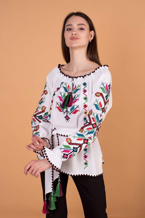 Вышиванка Galychanka Подолянка р. L белый Wb-039-2