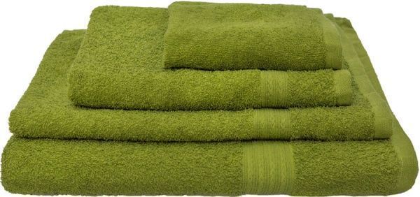 Полотенце Косичка 70x140 см оливковый Simi 