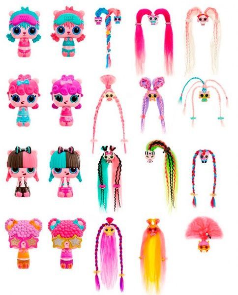 Игровой набор POP POP HAIR SURPRISE Модная Прическа с аксессуарами 558552