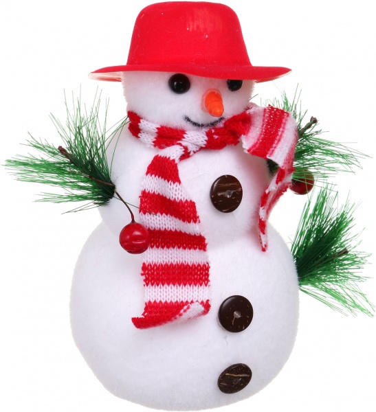 Декоративная подвеска Снеговик с декором 19x15x10 см *L2112