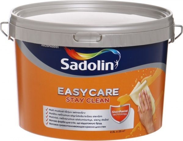 Фарба Sadolin EasyCare BW білий 2,5л