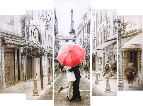 Картина модульная 5 частей Романтика 538 118x80 см Е0085 