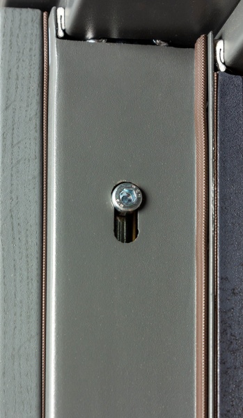 Дверь входная Булат Термо House-705 стеклопакет антрацит 2050x1200 мм левая