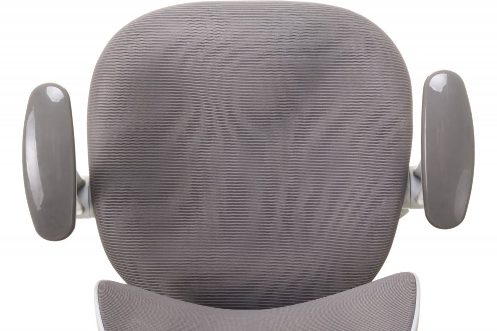 Крісло ігрове Центр Меблів Генрі біло-сірий