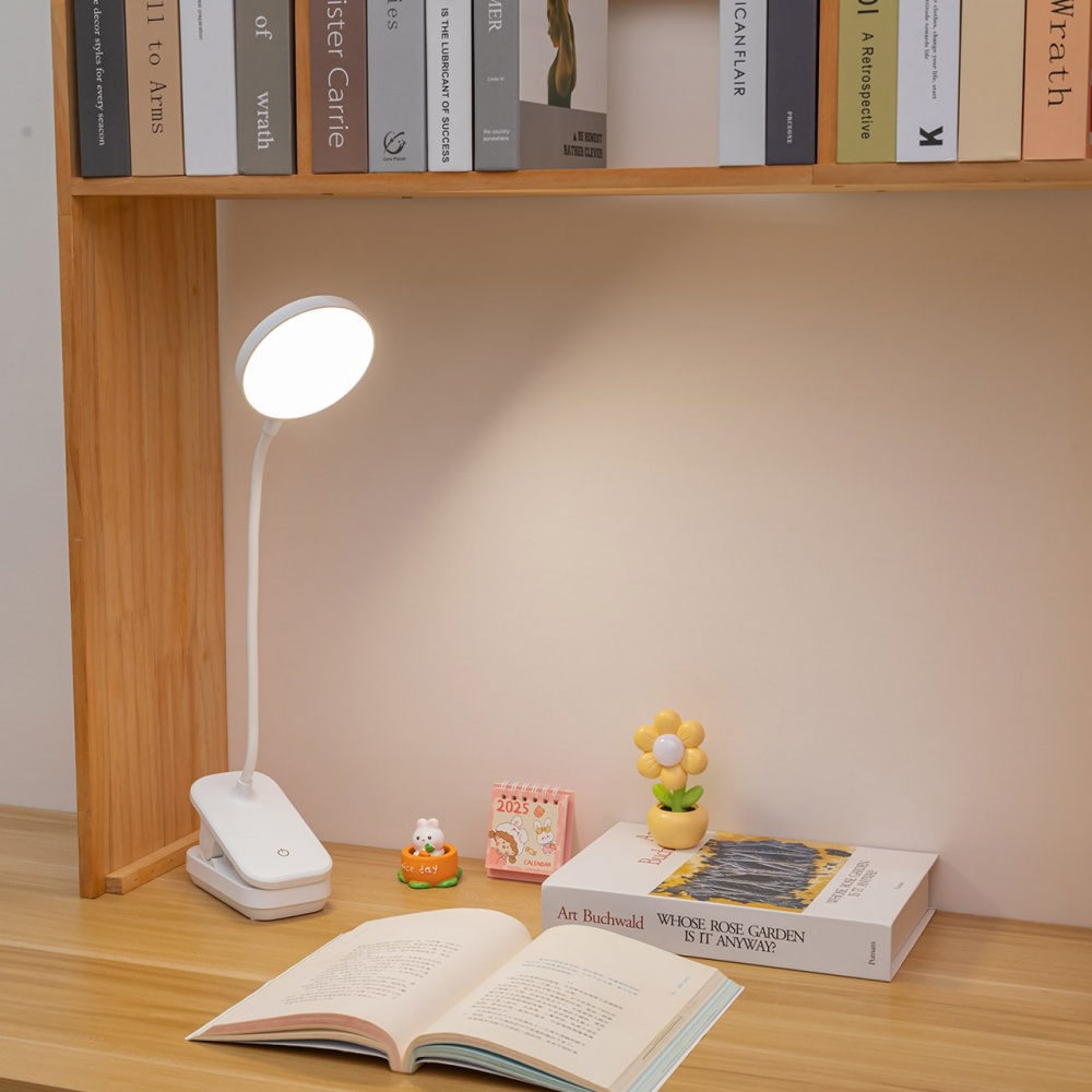 Світильник настільний акумуляторний Eurolamp 230 Вт білий LED-TLB-5W(P)