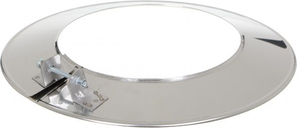 Окапник нержавеющий дымоходный 0,5 мм Ø150 мм LIRA-LTD 