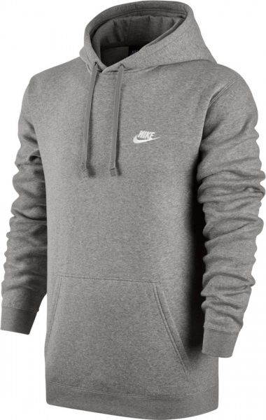 Джемпер Nike M NSW CLUB HOODIE PO BB 804346-063 р. XL сірий