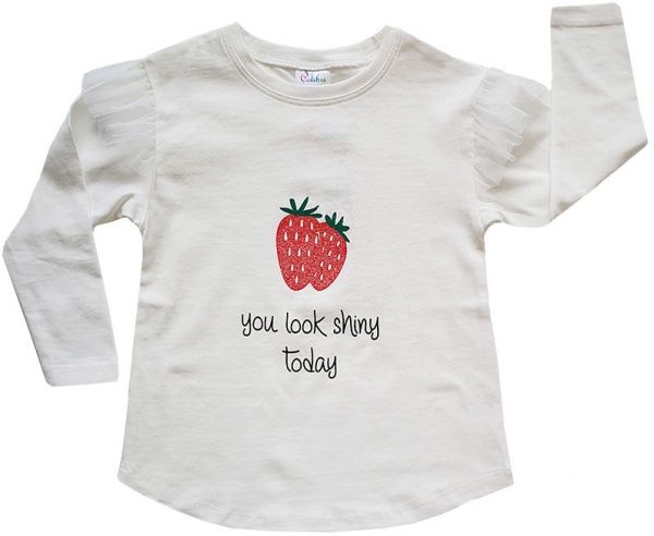 Свитшот для девочки Colibri р.122 белый G7009 