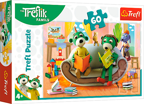 Пазли Trefl Родина Трефліков: Читаємо казки 17345