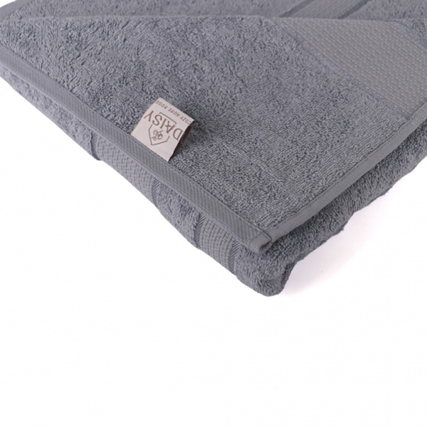 Простынь махровая 150x200 см серый ТЕКС 